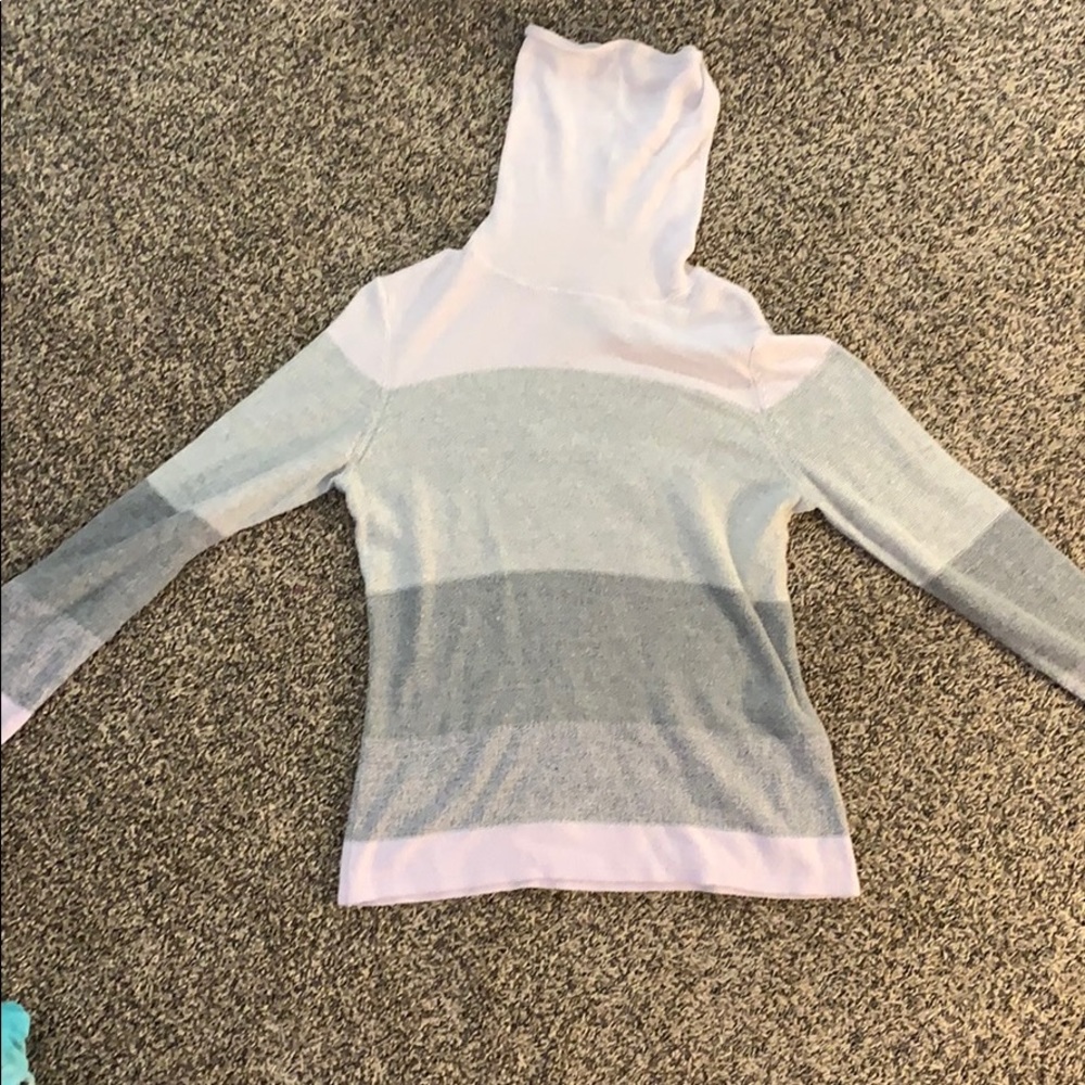 This is a slightly used turtleneck sweater, comfy